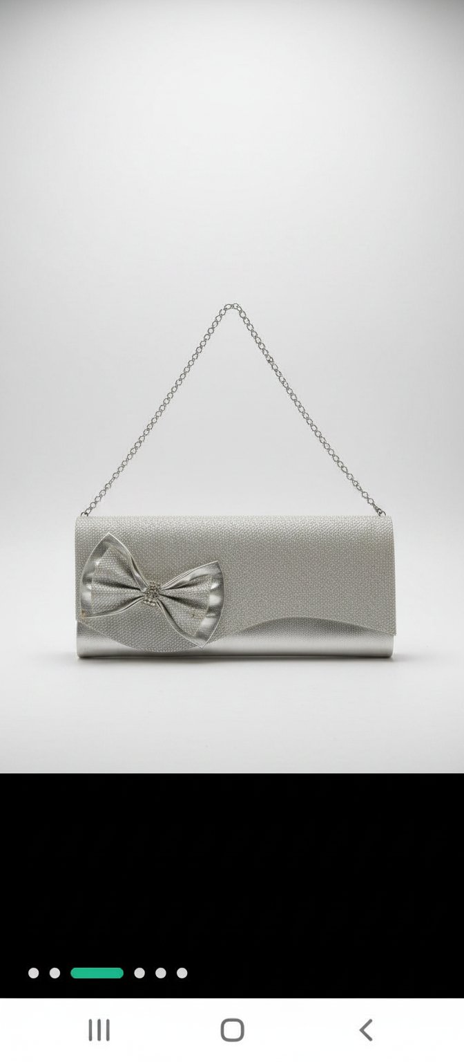 Pochette soirèe ( couleur argent)