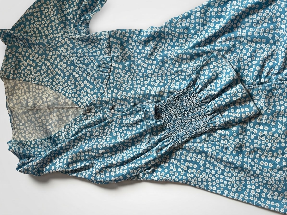 Robe 9sira tousl hata lrkeyb mezeyna Bleu clair 