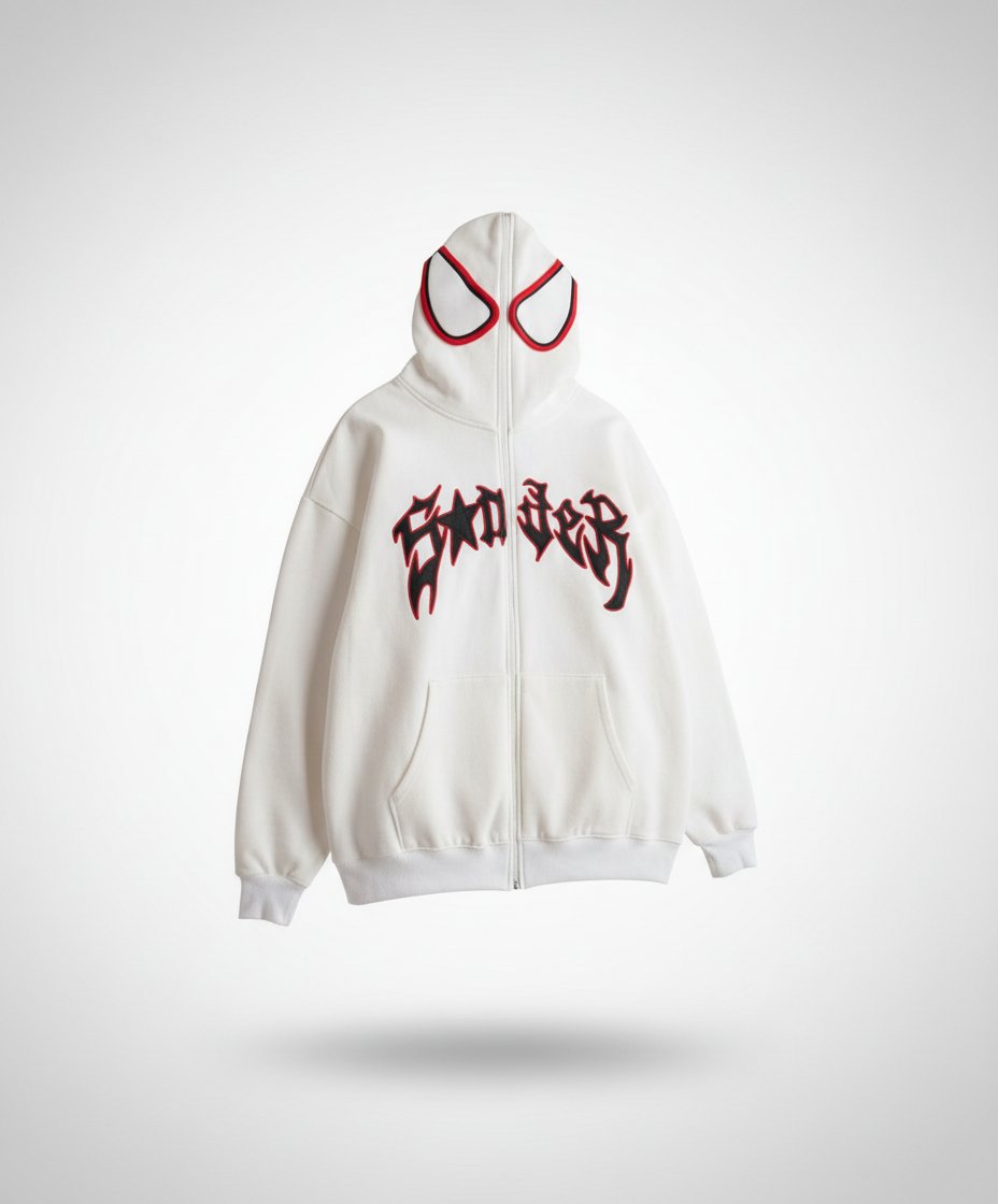 Zip up hoodie coton "spider man" importé