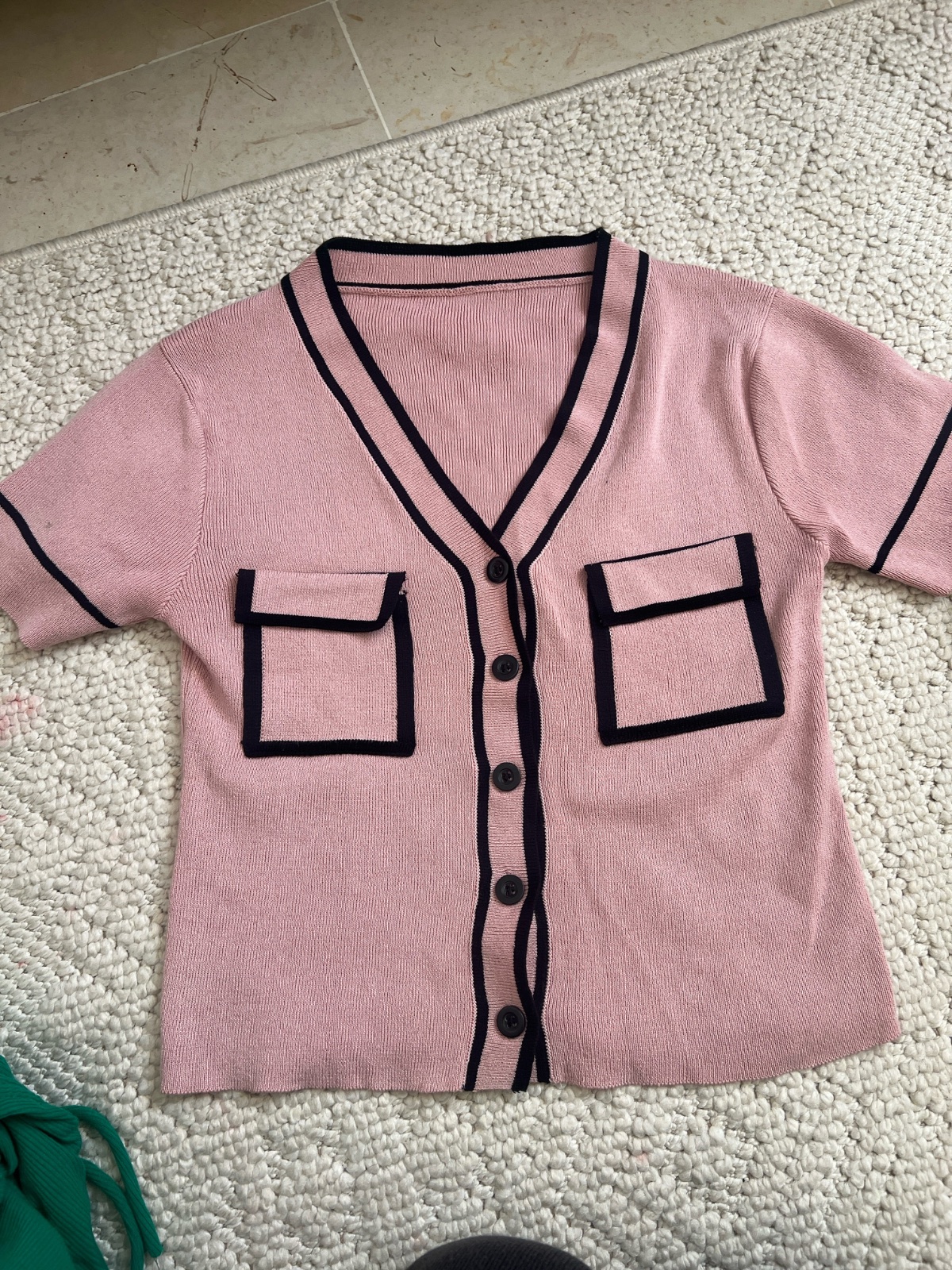 Cardigan rose 