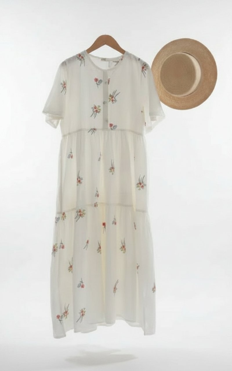 Robe motif floral 
