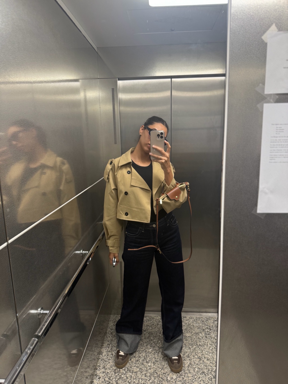 Manteau trench court
