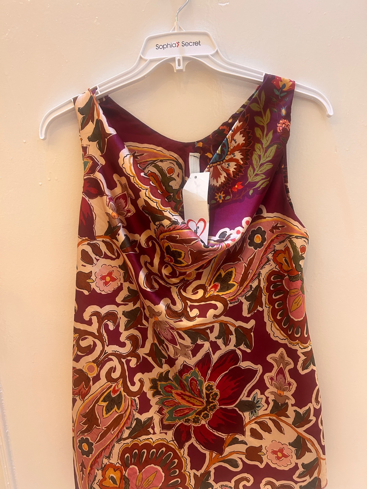 Chemise satin neuve 
