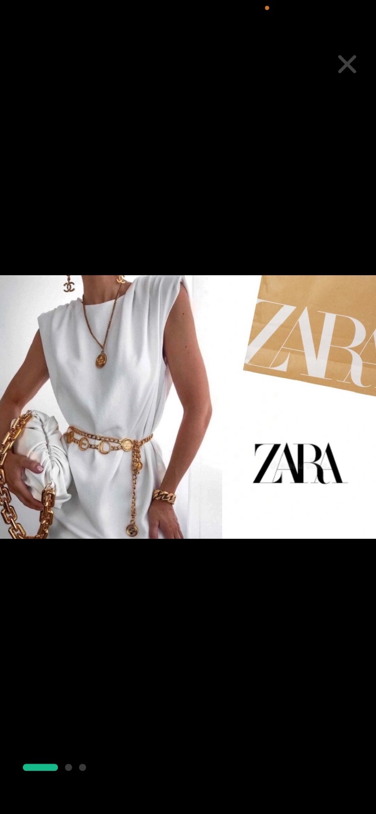 Robe zara blanche