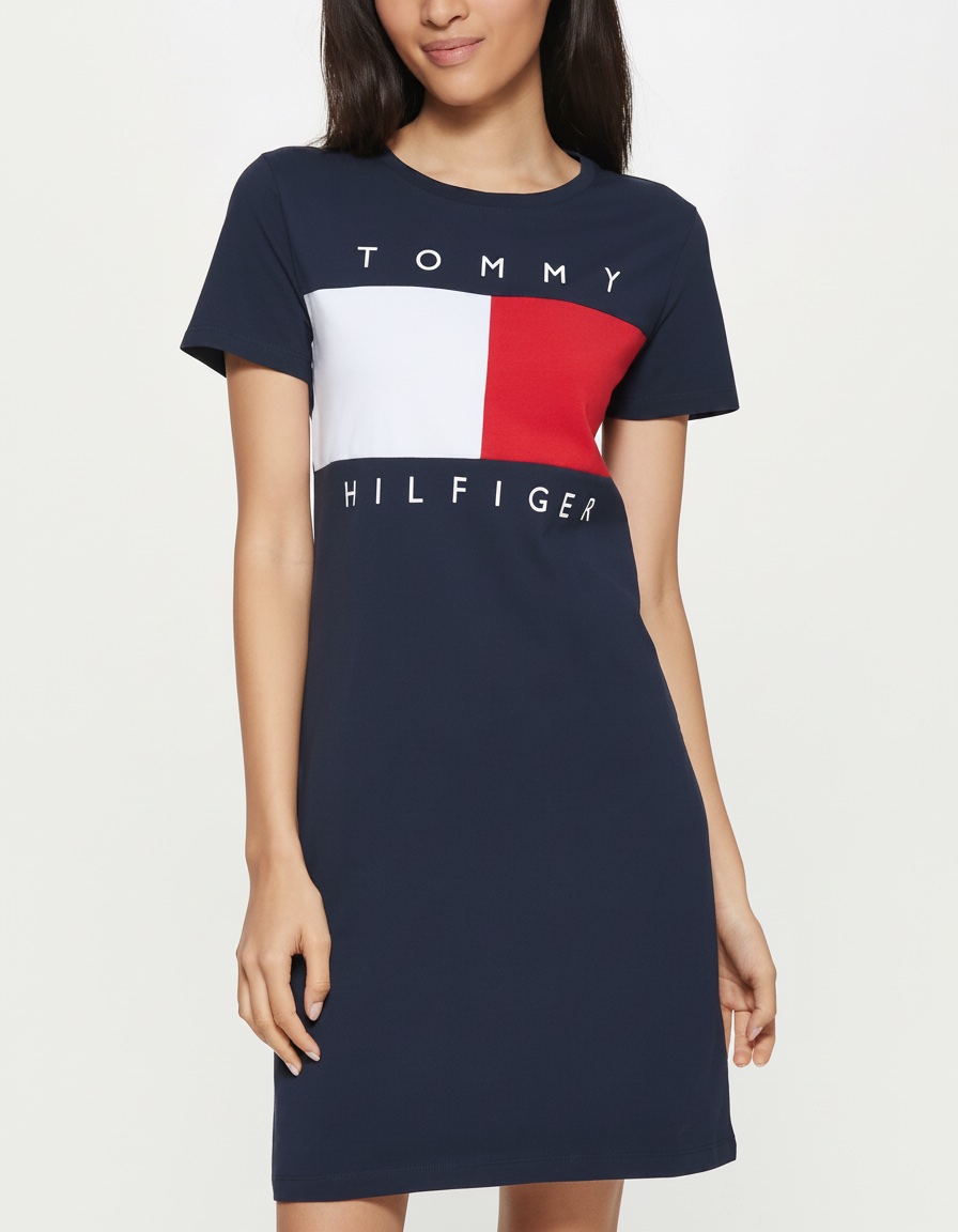 Robe en coton tommy hilfigher