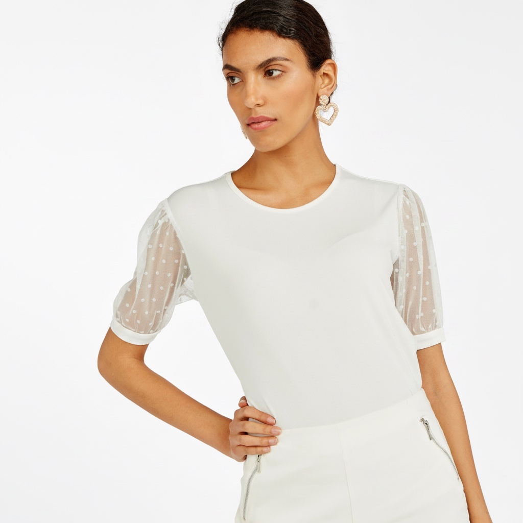 Pull blanc