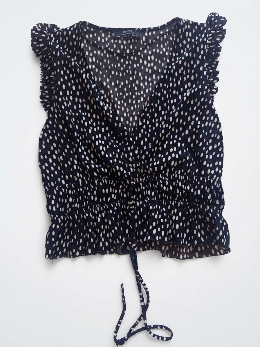 Pull style chemise polka dots 