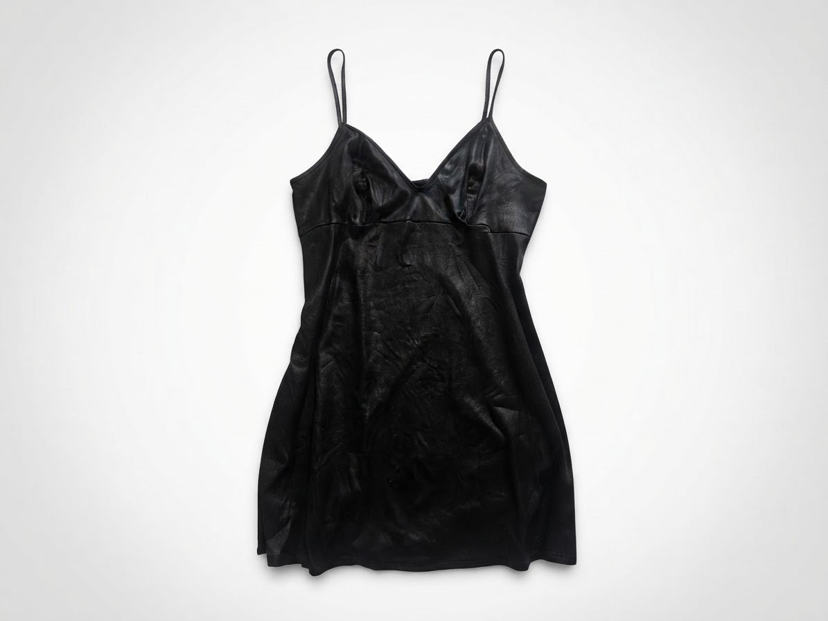Robe noire mini soirée polyester 