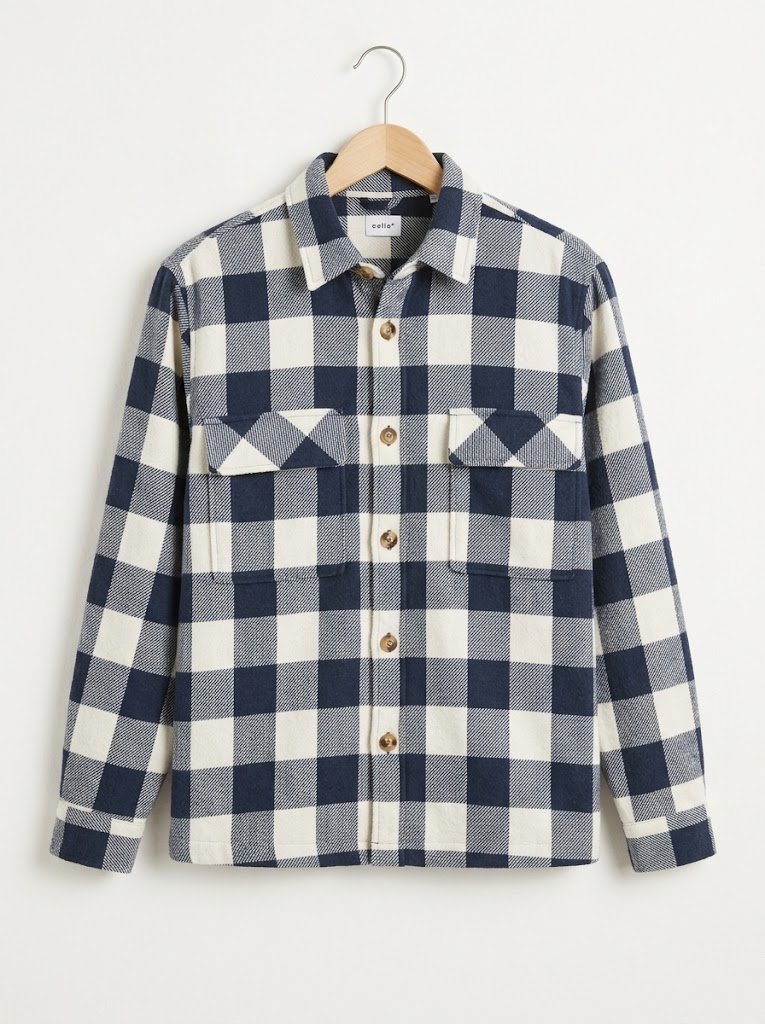 ⏳ VENTE FLASH : Surchemise épaisse à carreaux Celio* (comme neuve)