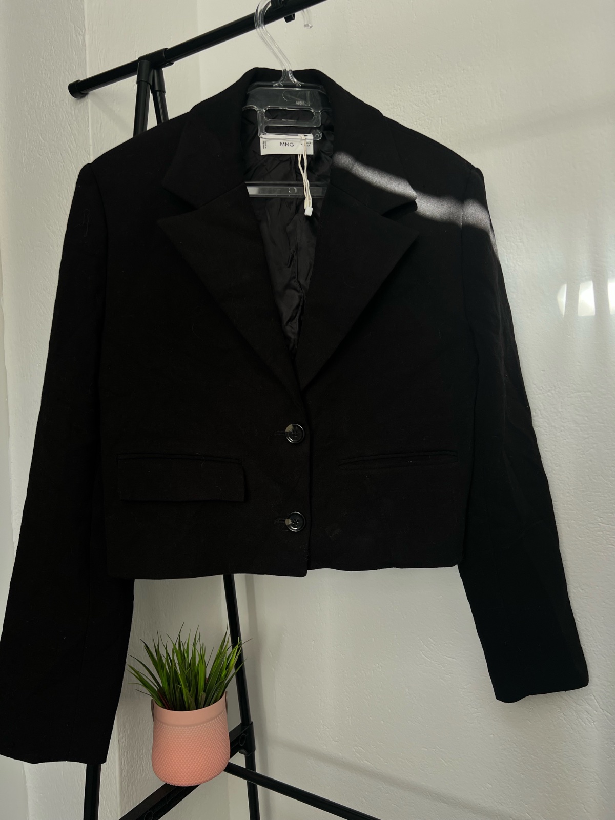 Cropped blazer mango 