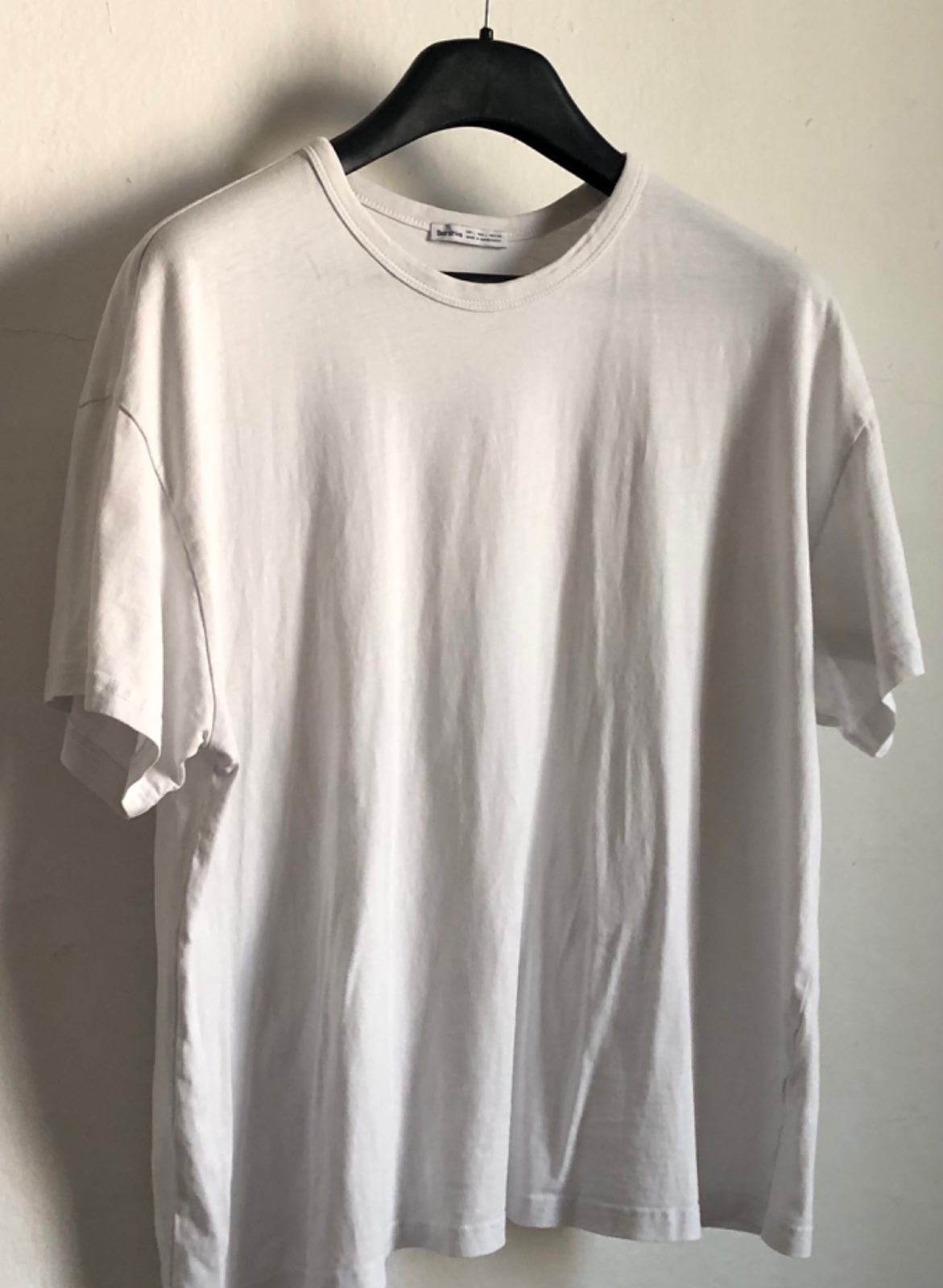 Titre: T-Shirt Bershka Blanc Basic - Taille L
