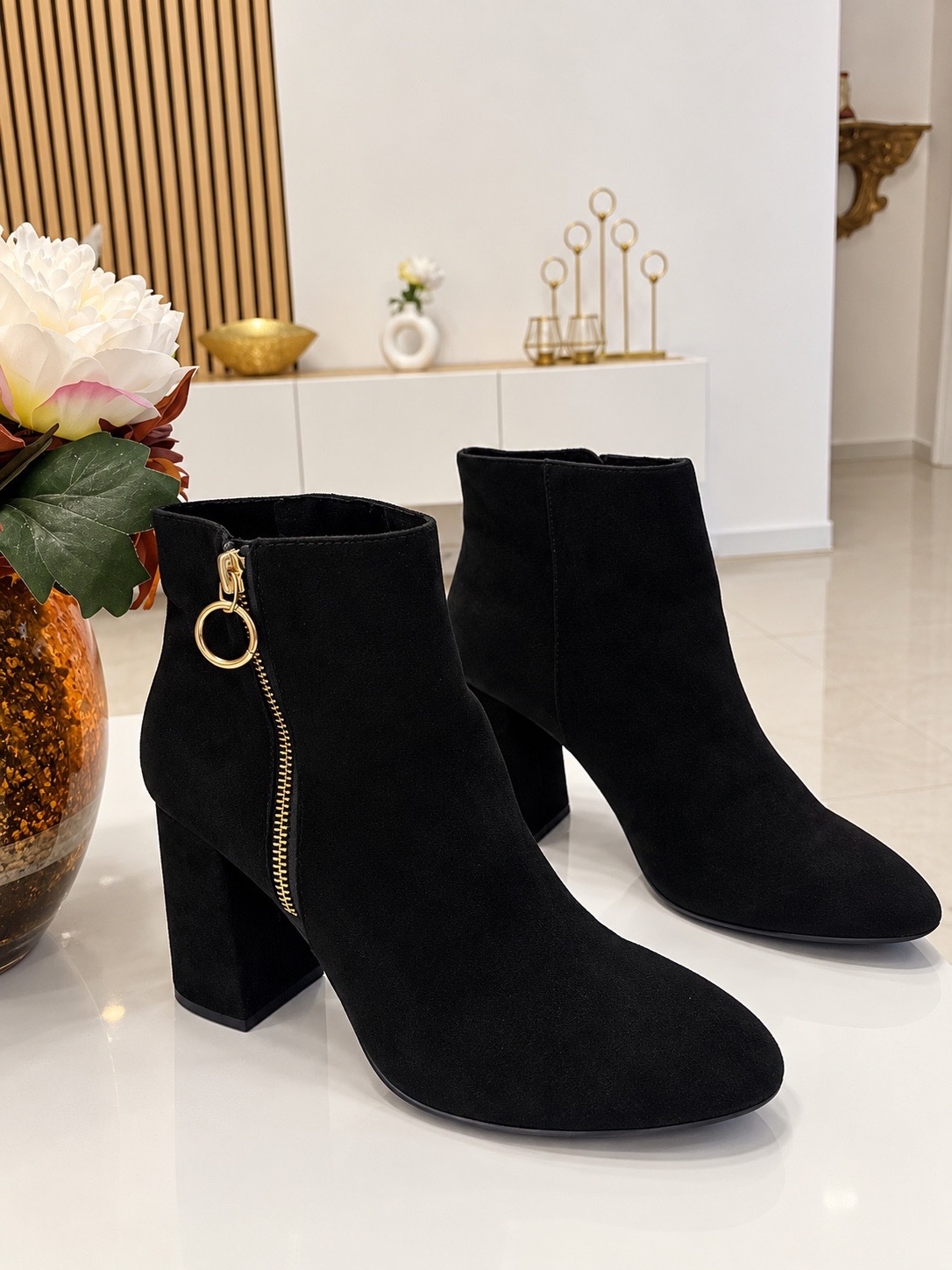Bottines noir pull&Bear