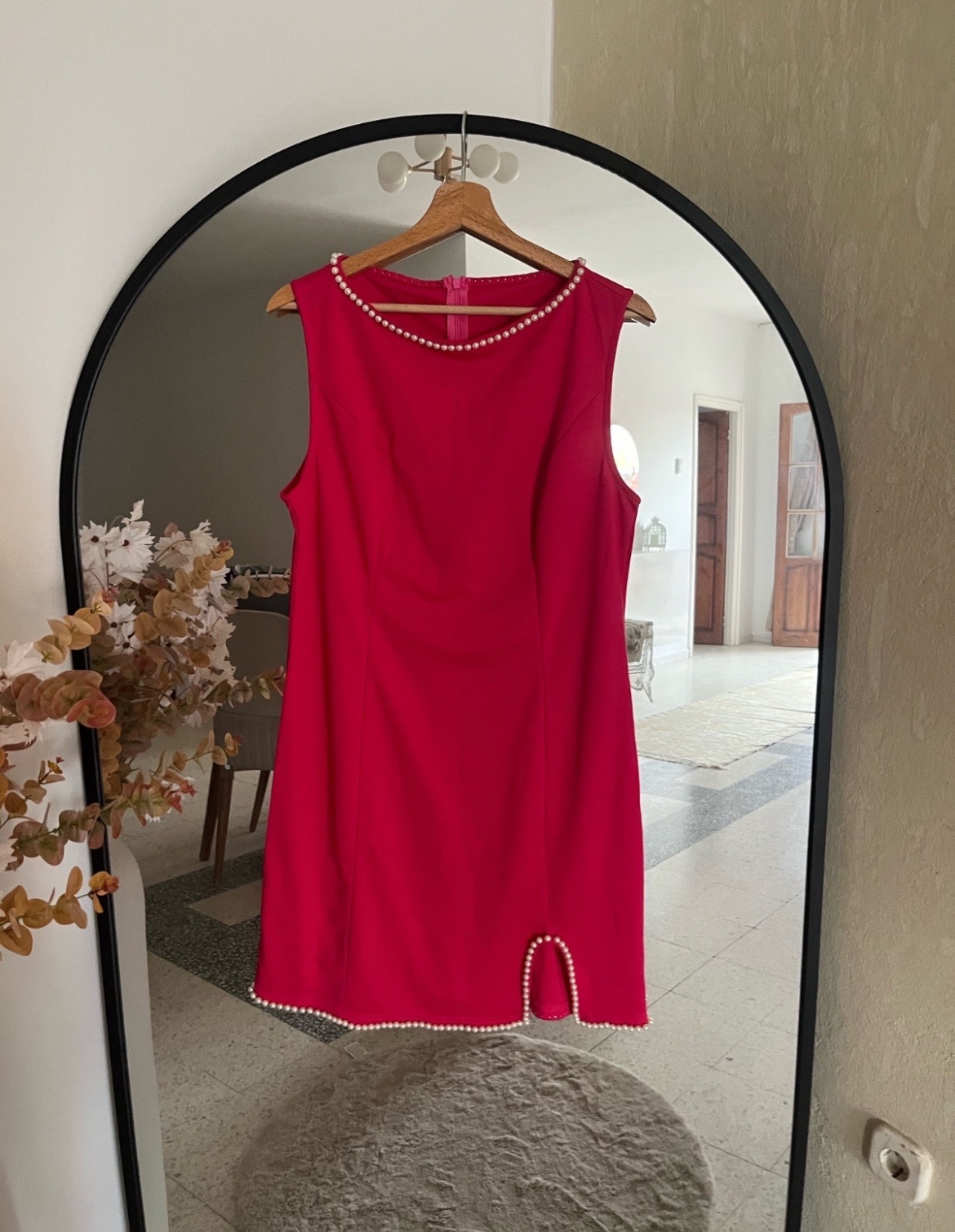 Robe rose shein jamais porte 