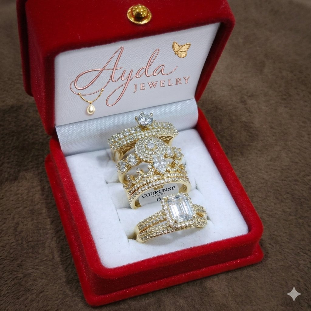 Notre collection des bagues ✨✨ Qualité la couronne 👑  🏷️ Les tailles : 7,8,9 et 10 Qualité 👌👌 Pour passer votre commande , merci de nous contacter par message privé 💌💌