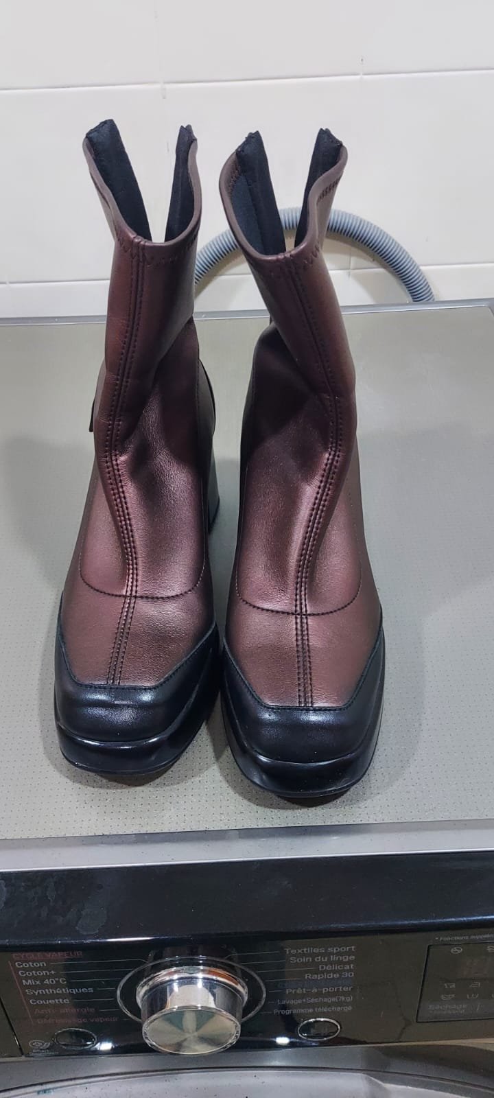 Bottines marron et noir hispanitas 