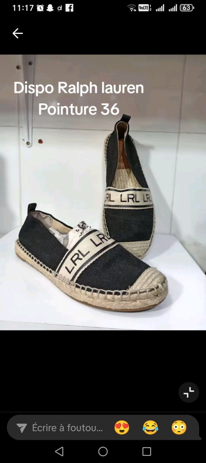 Espedrilles Ralph Lauren  Pointure 36