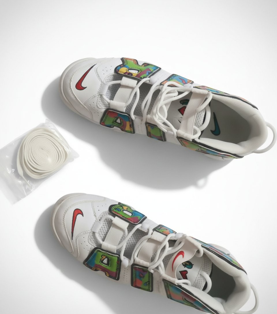 Basket NIKE AIR MORE UPTEMPO PEACE LOVE 