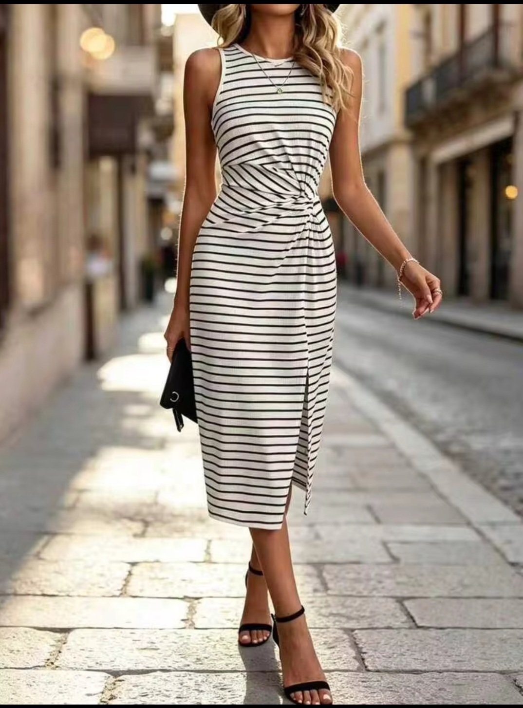 Robe rayée