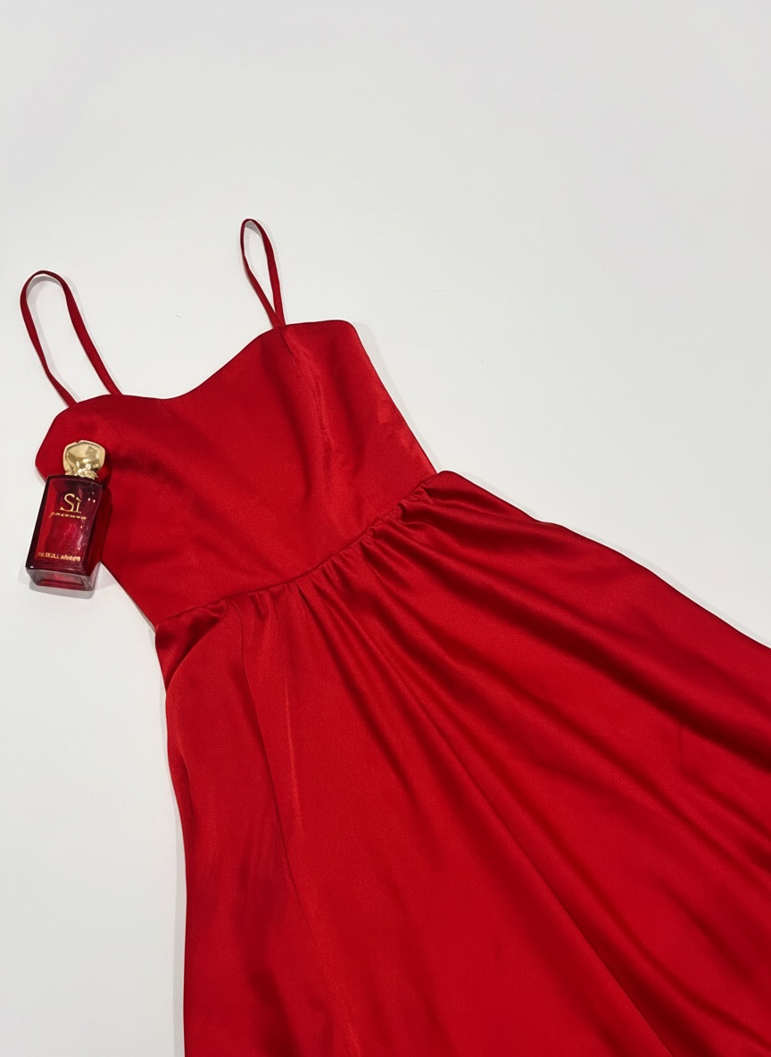 Robe effet satiné   