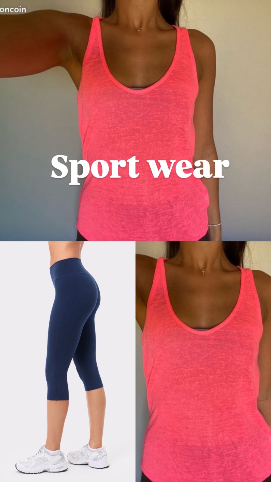 Sport tenue