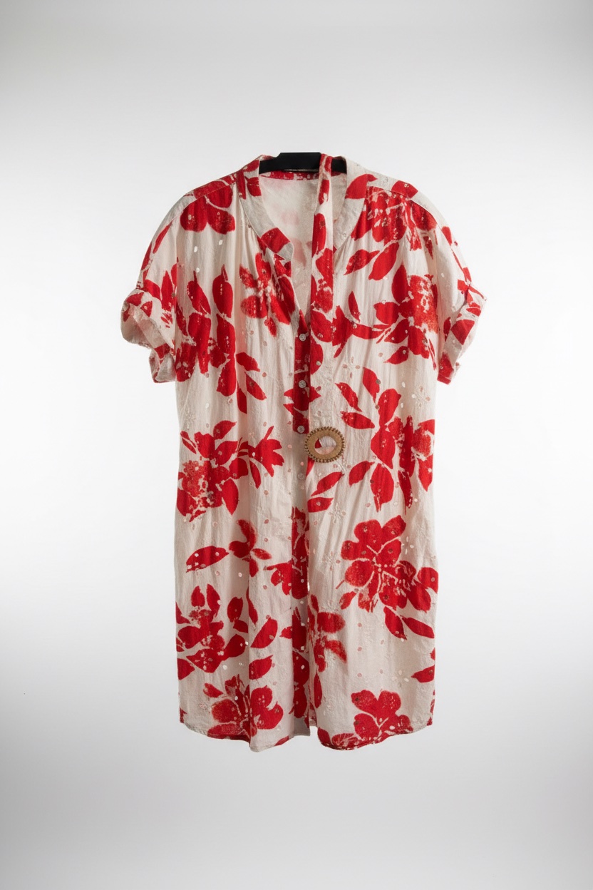 Robe avec de la broderie française