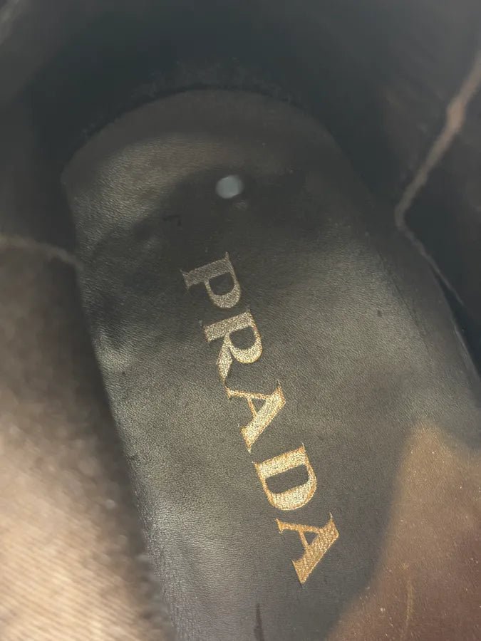 Chelsea boots PRADA authentique vrai cuire 