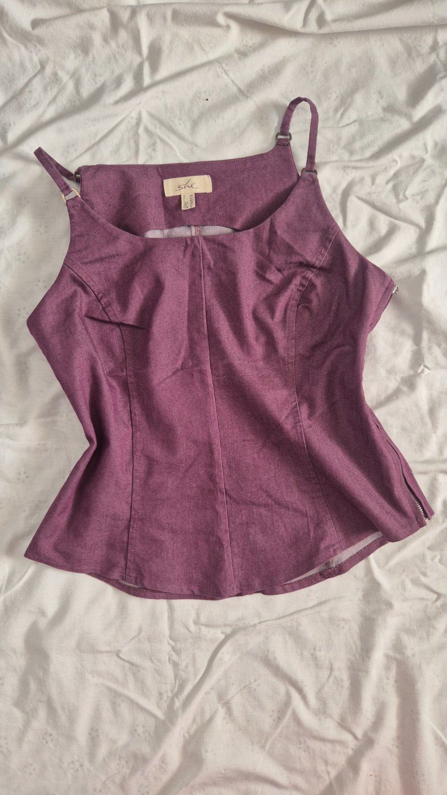 Corset mauve élégant