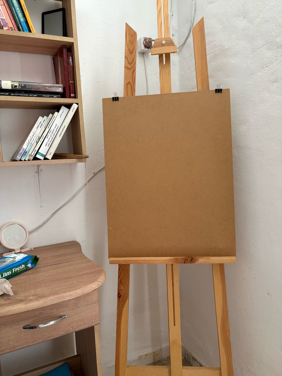 An easel