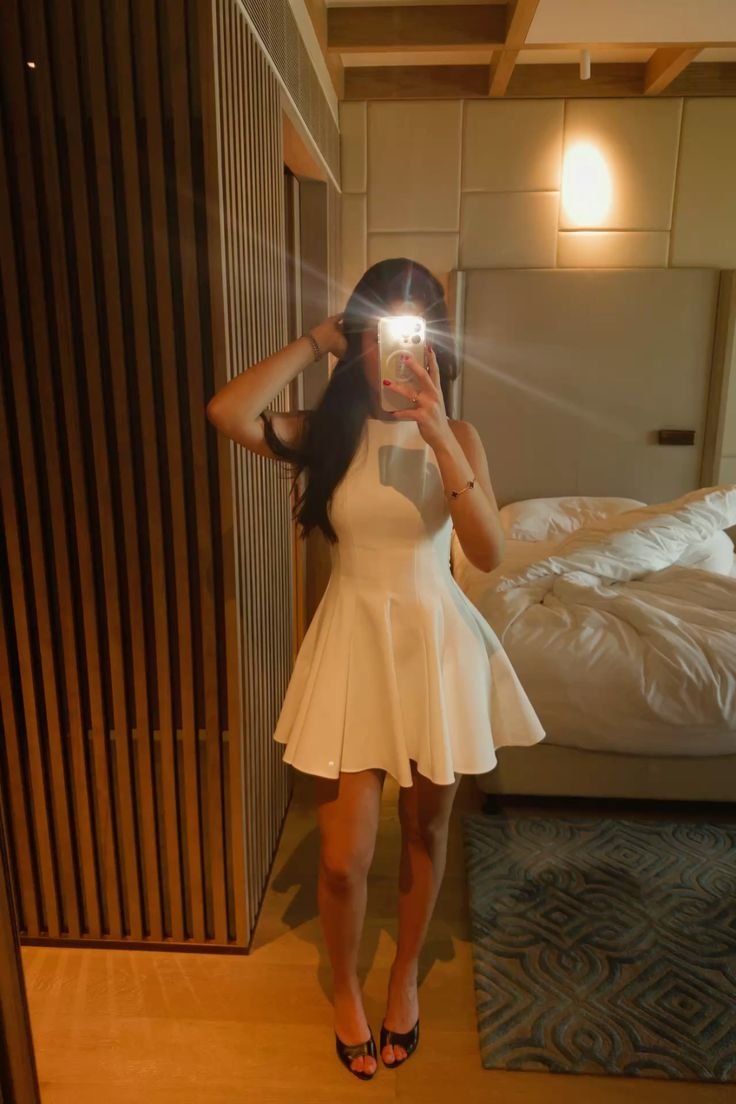 Robe blanche zara