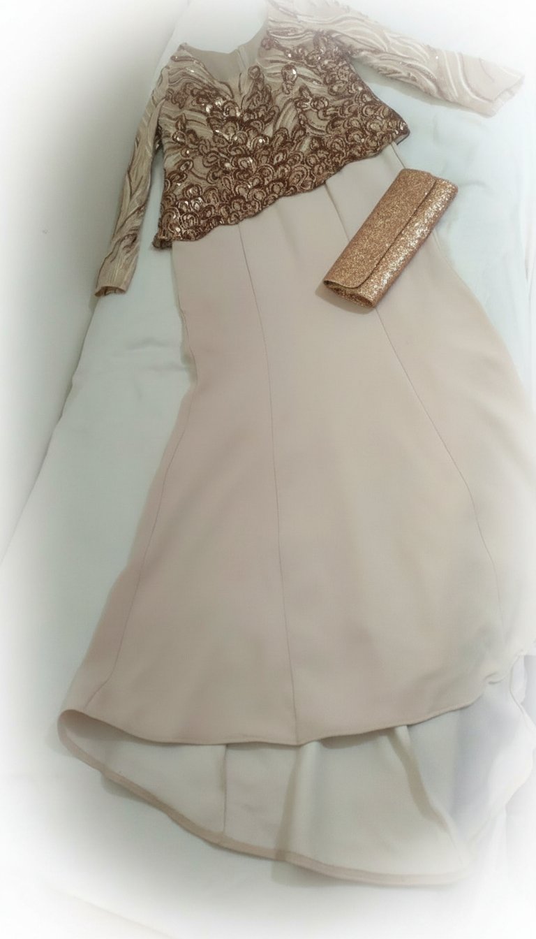 Robe soirée+ pochette 