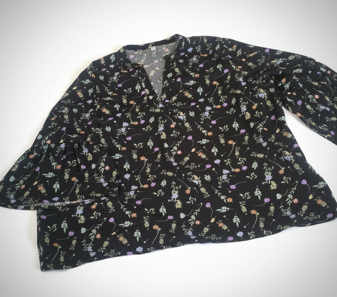 Blouse femme grand taille manche 3/4