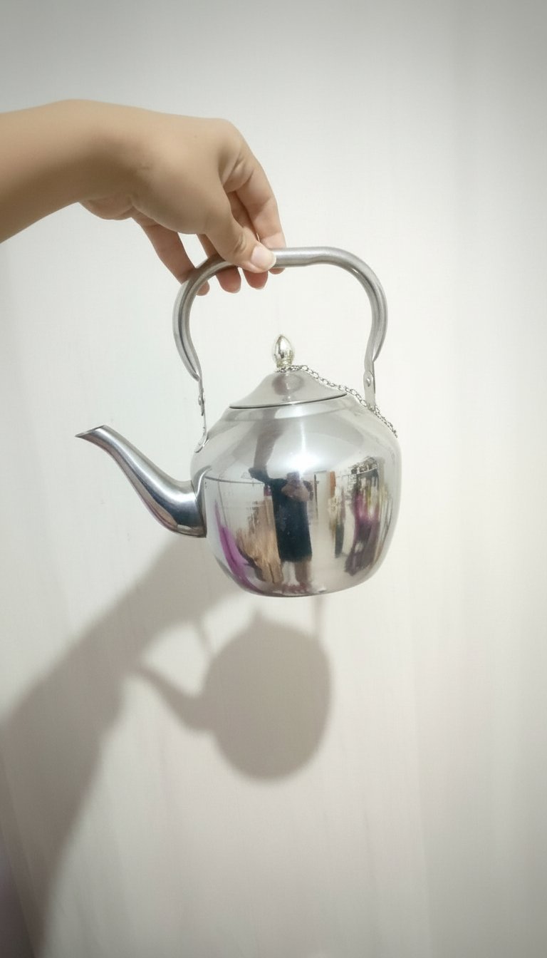 Grand Théière en inox 