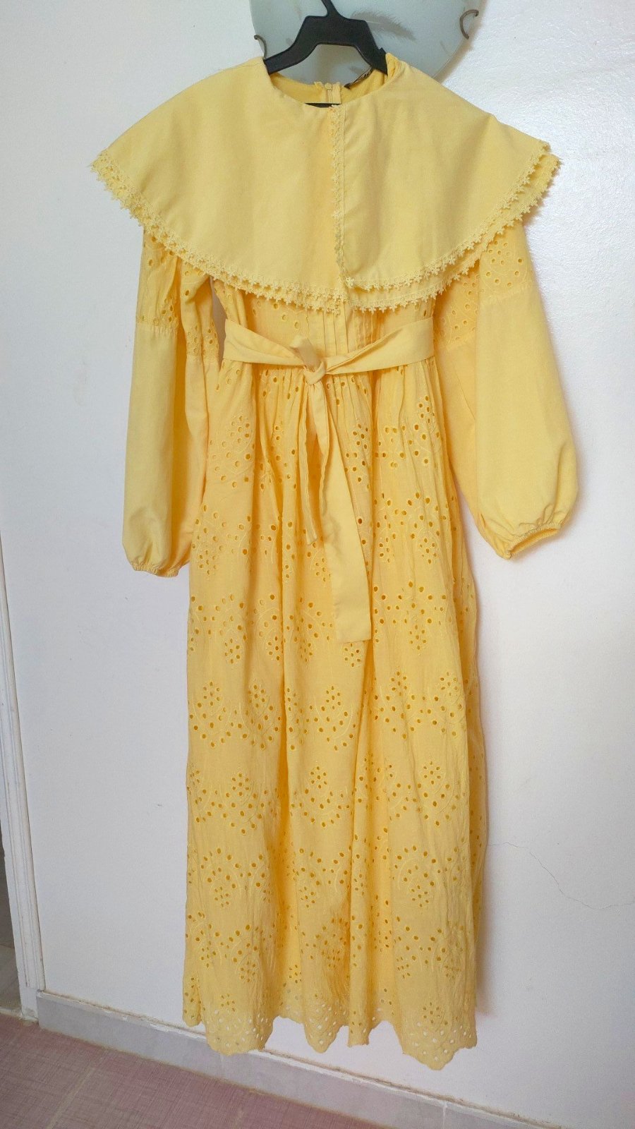 Robe tendance jaune 
