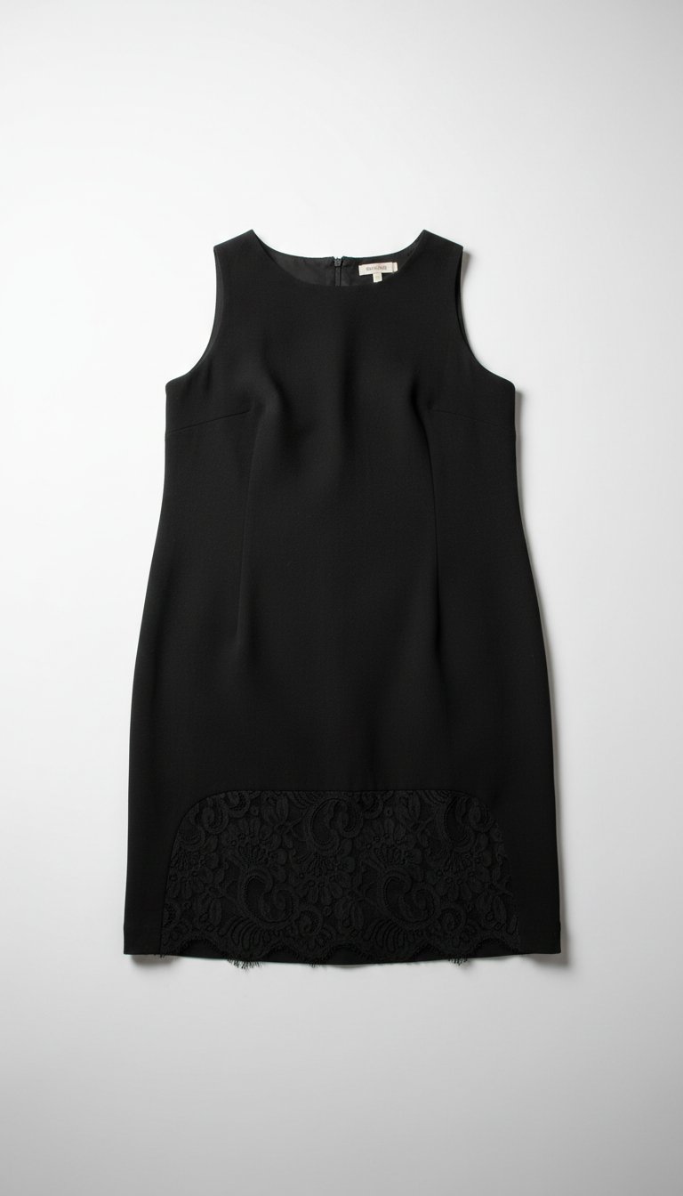 Robe courte en noir 