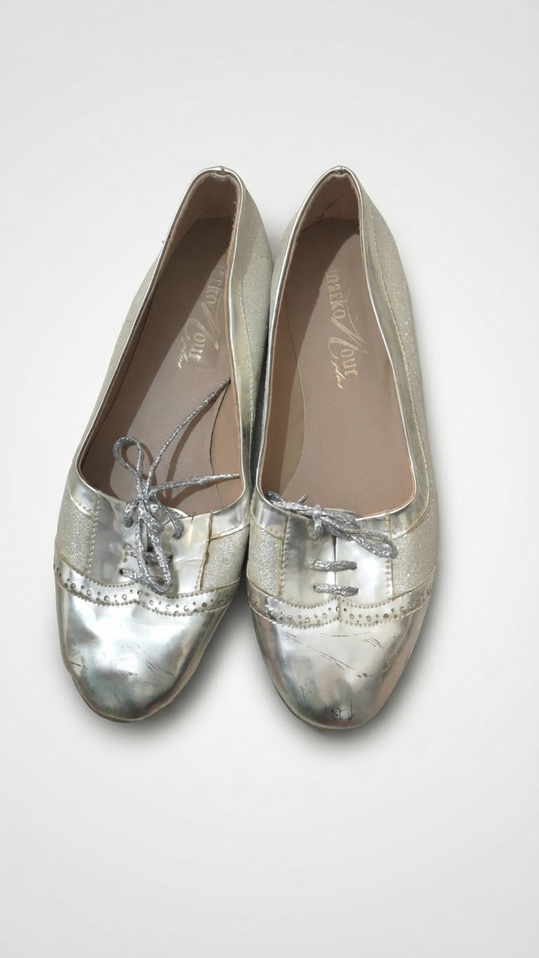 Ballerine argenté 