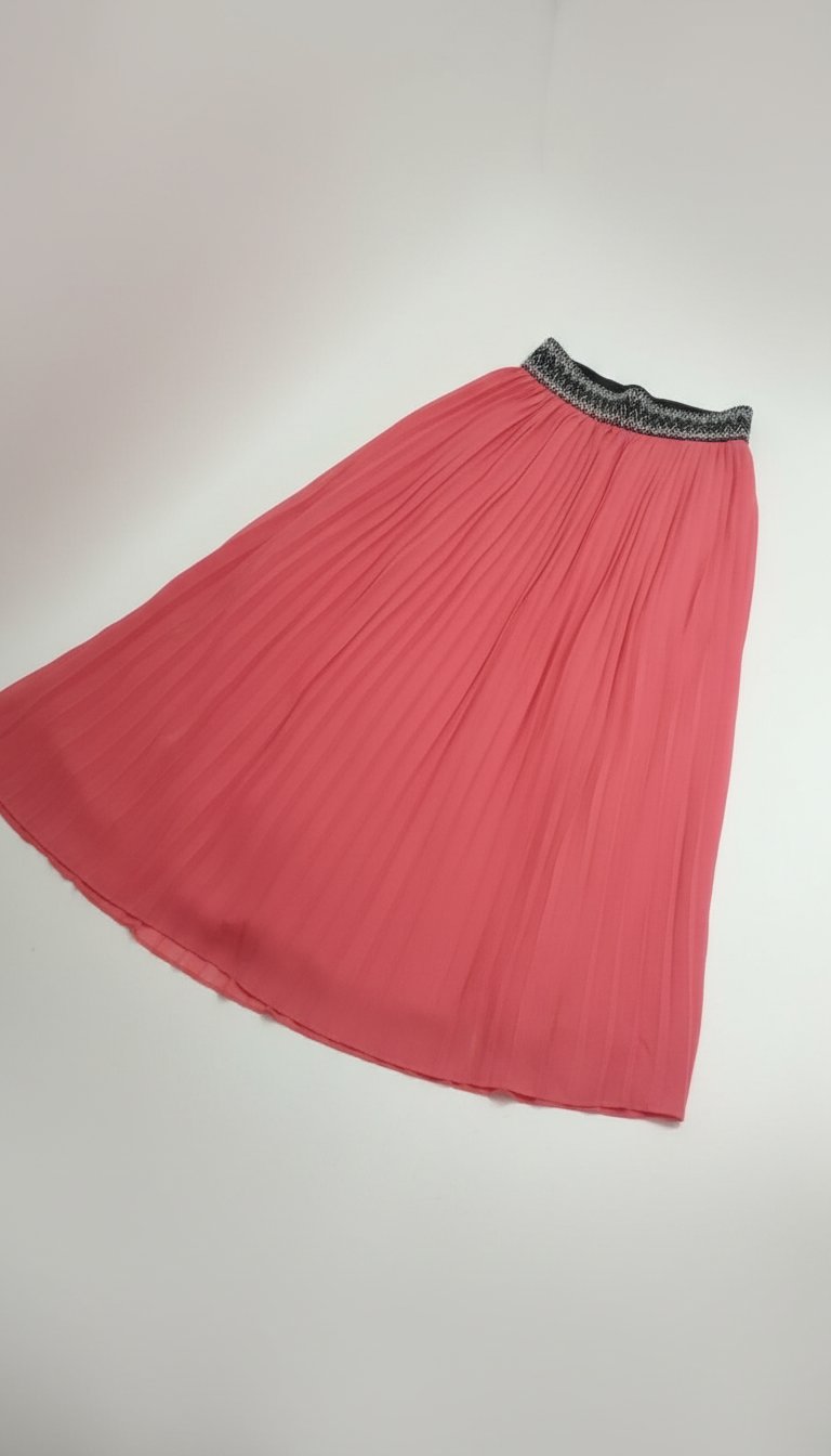 Jupe plissée taille standard 
