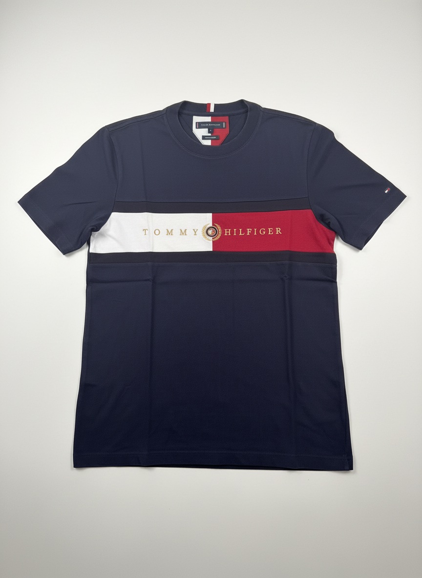 T-shirt Tommy Hilfiger original bleu marine