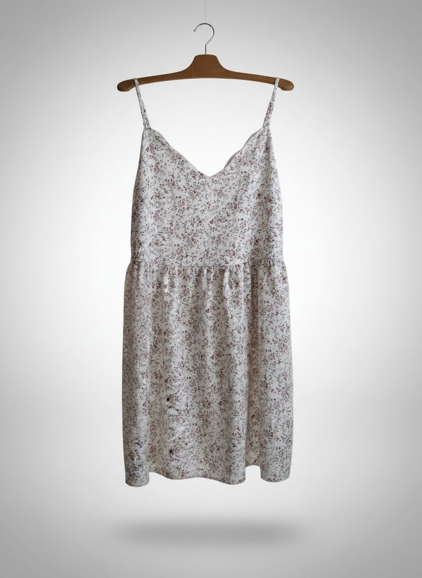 Robe courte imprimé fleurs 