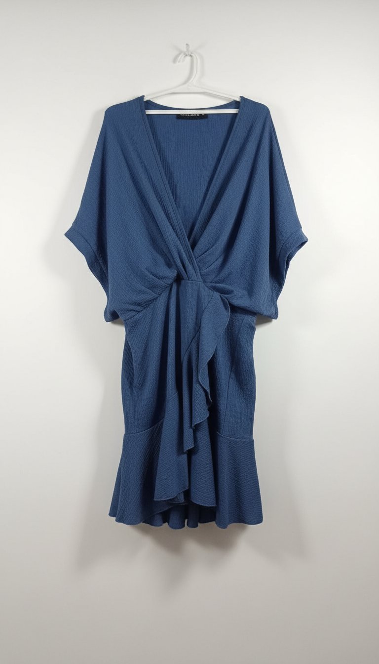 Robe courte avec volant 