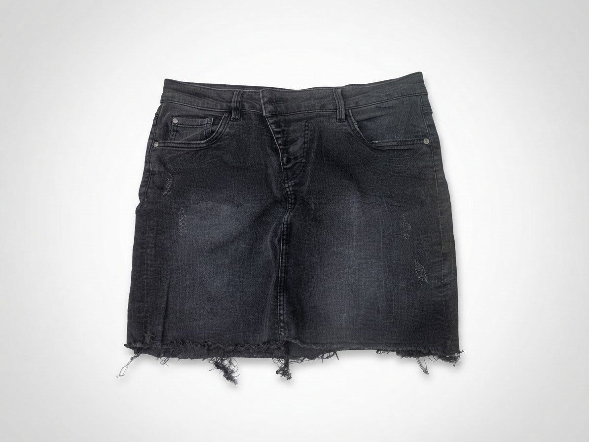 Mini jupe en gris foncé 