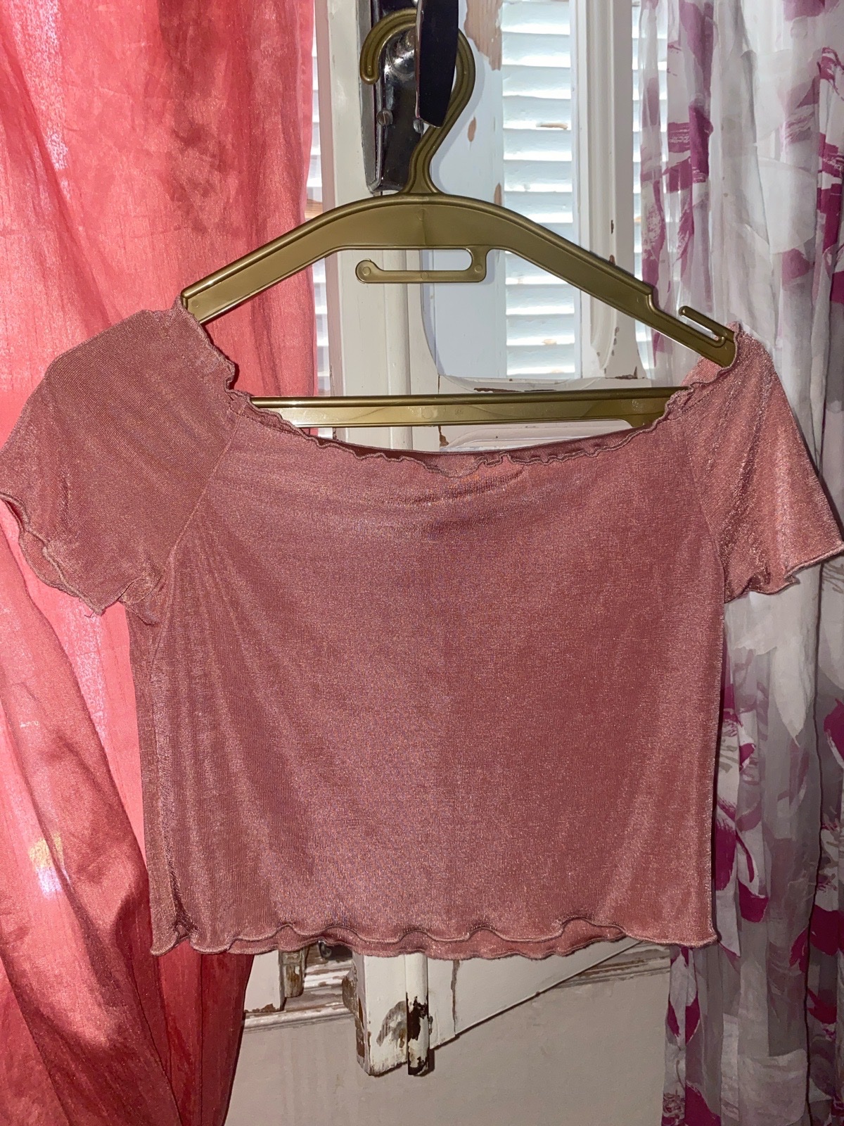 Top \ pull off shoulder