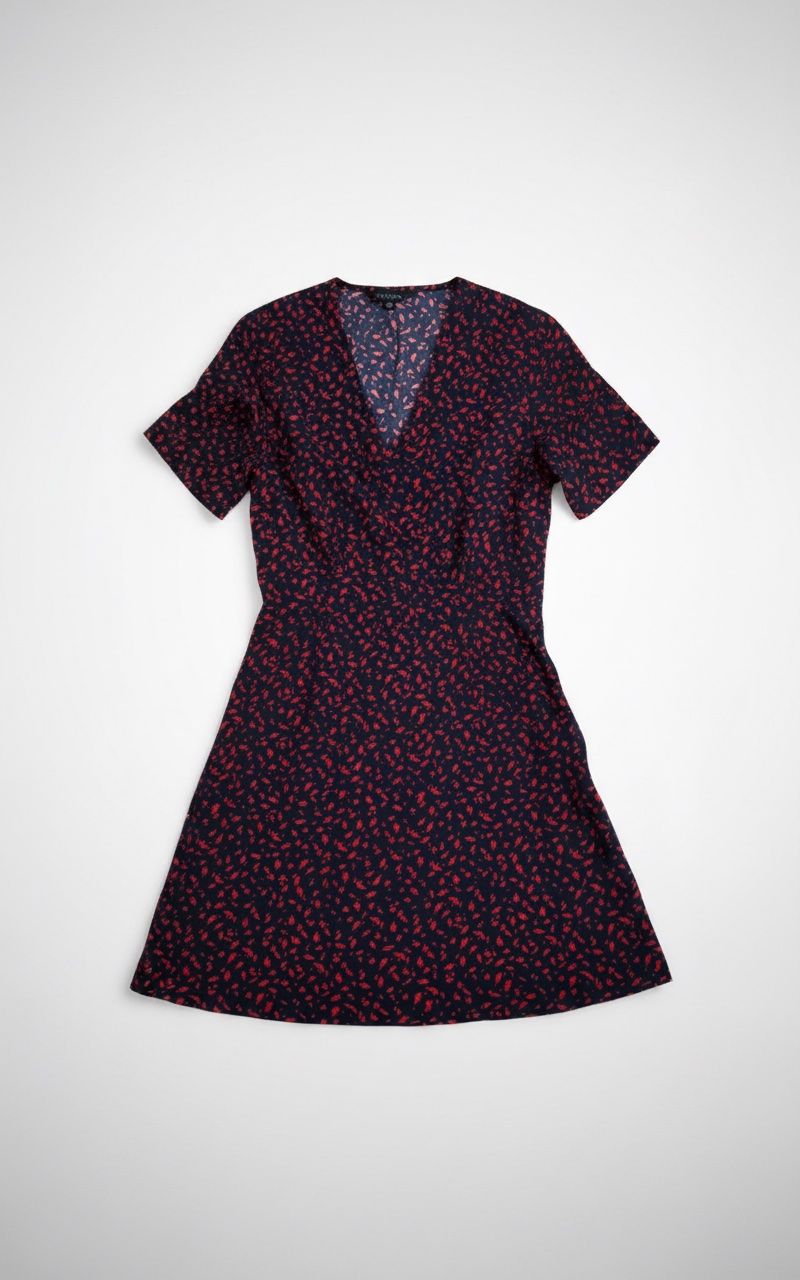 Robe noir et rouge