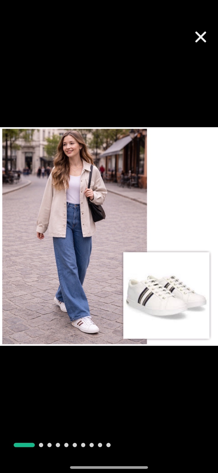 Geox baskets en cuir 