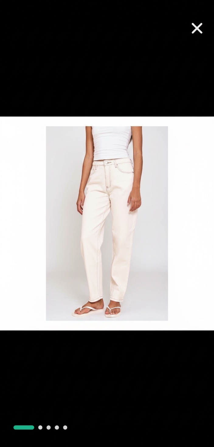 Jeans Mom taille haute 