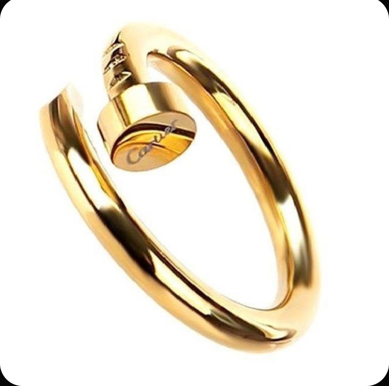 Cartier ( just clou ) doré inoxydable 