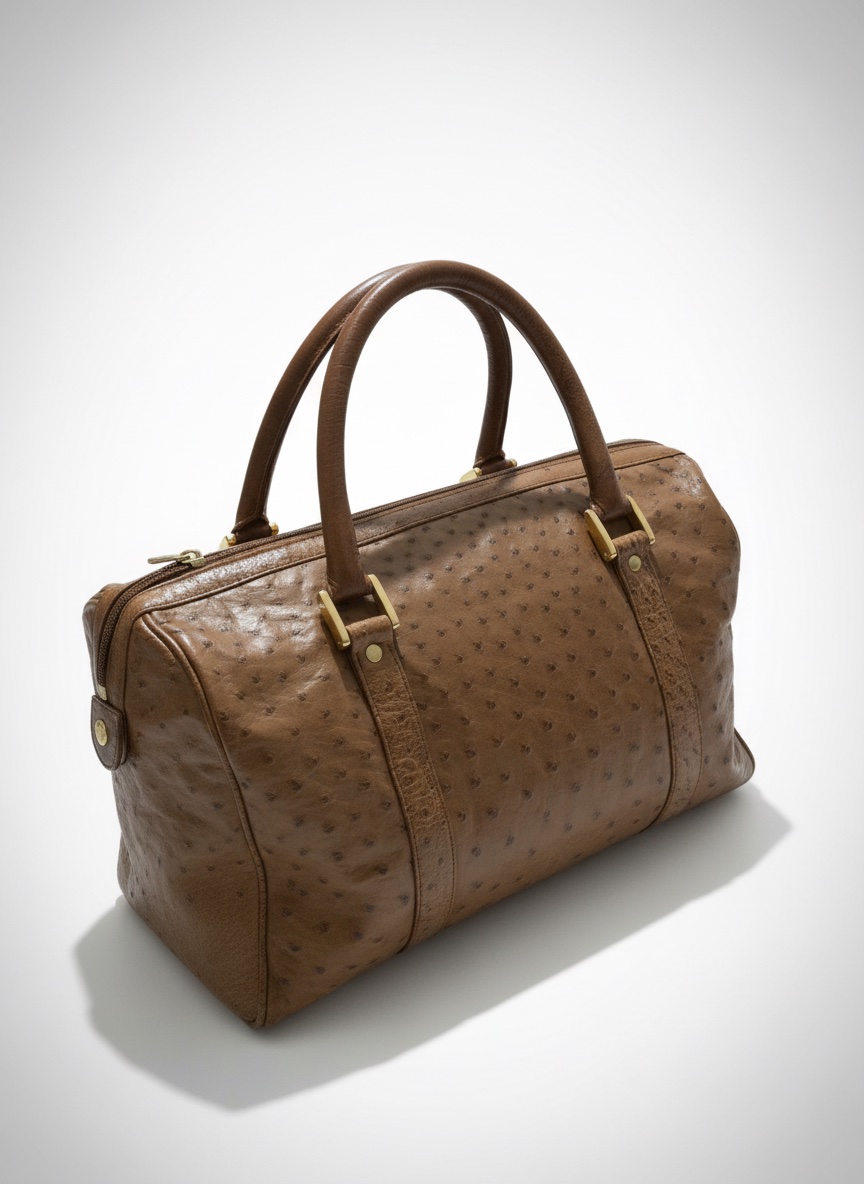 Sac en cuir d autruche 