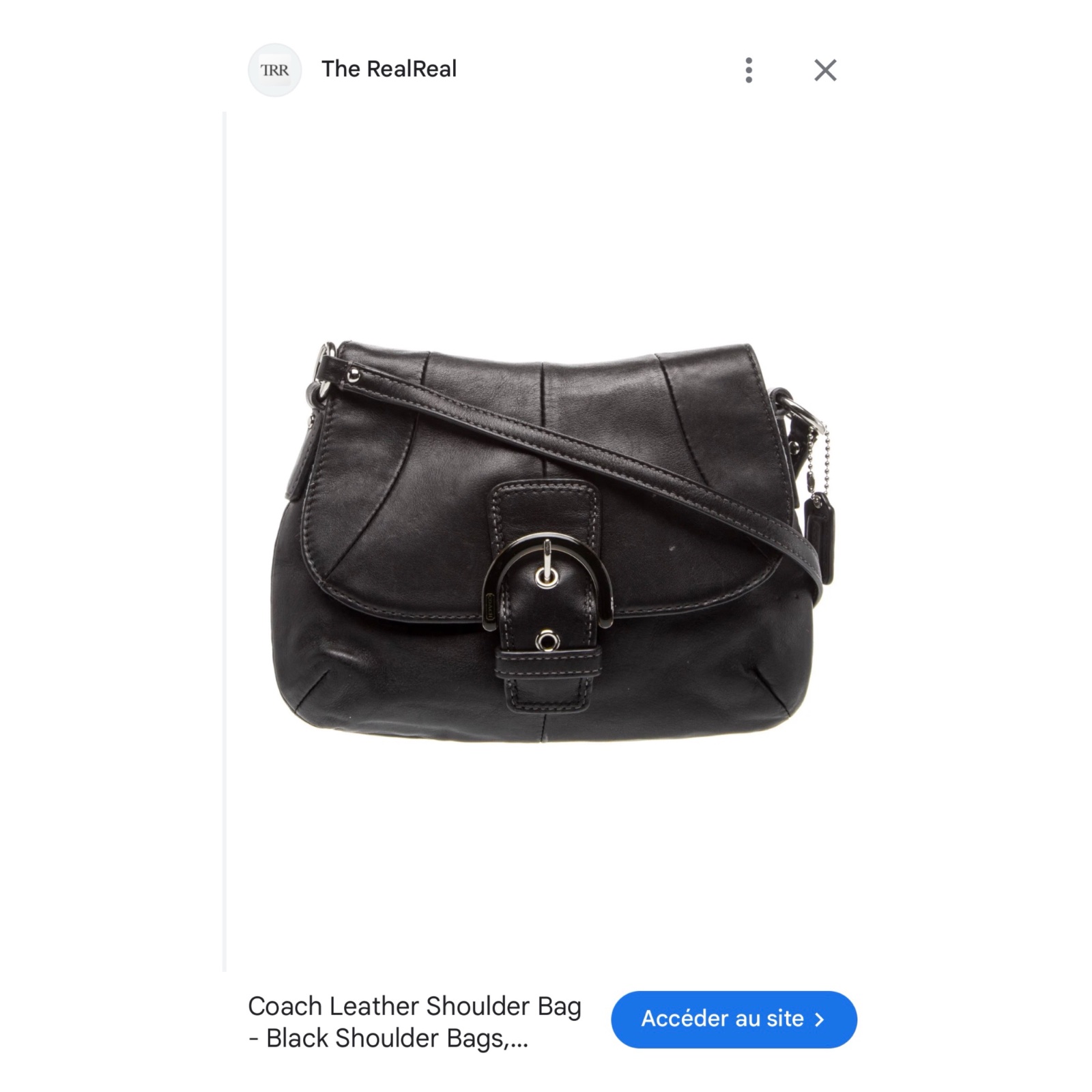 Coach original en cuir 