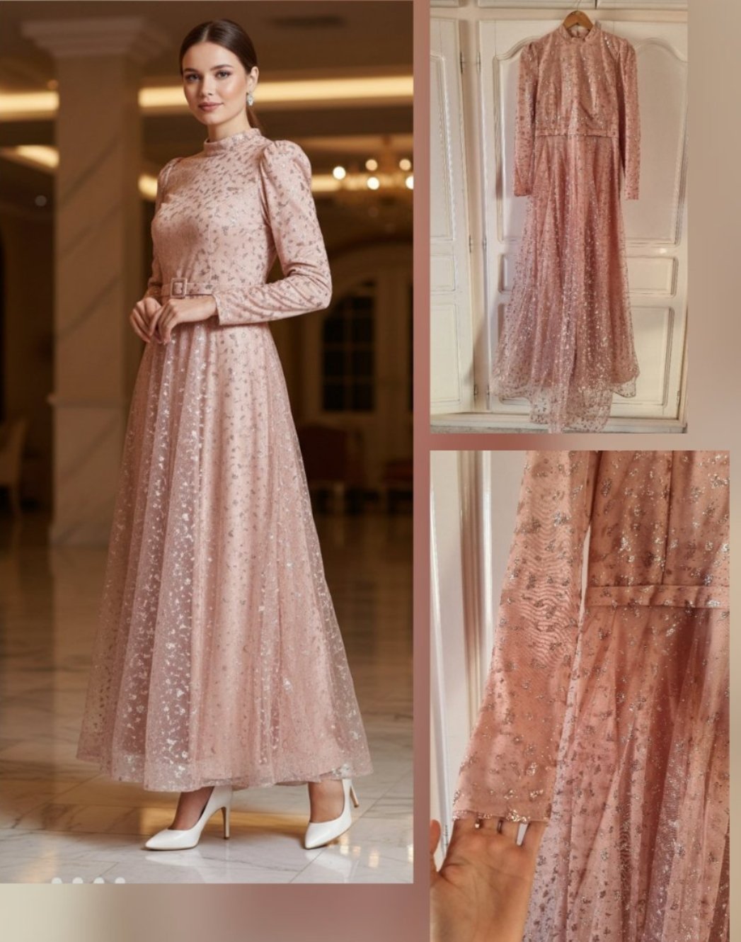 Robe Rose Soiré 💫💫 taille M 💫💫en trés bon état