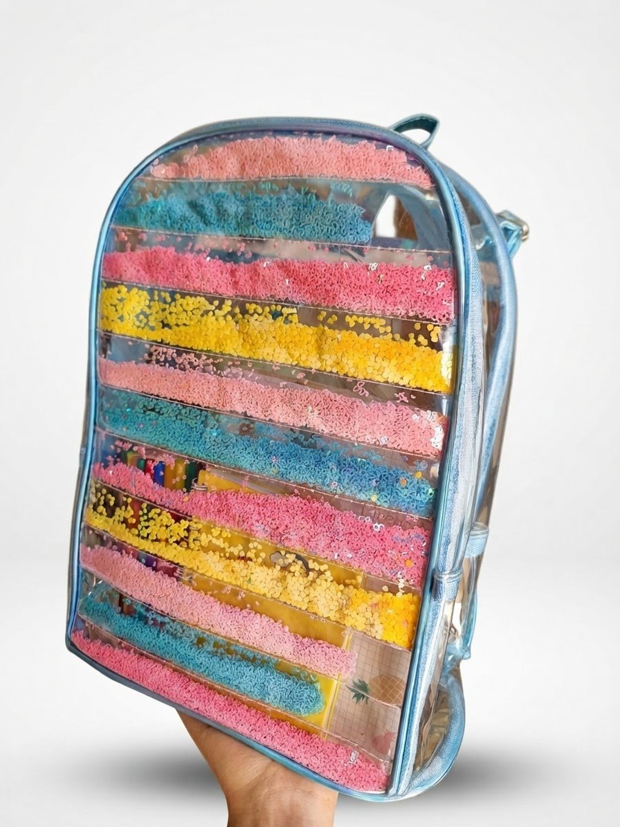 ​🌈 Le Sac à Dos Pailleté qui Fait Pétiller la Rentrée !📚