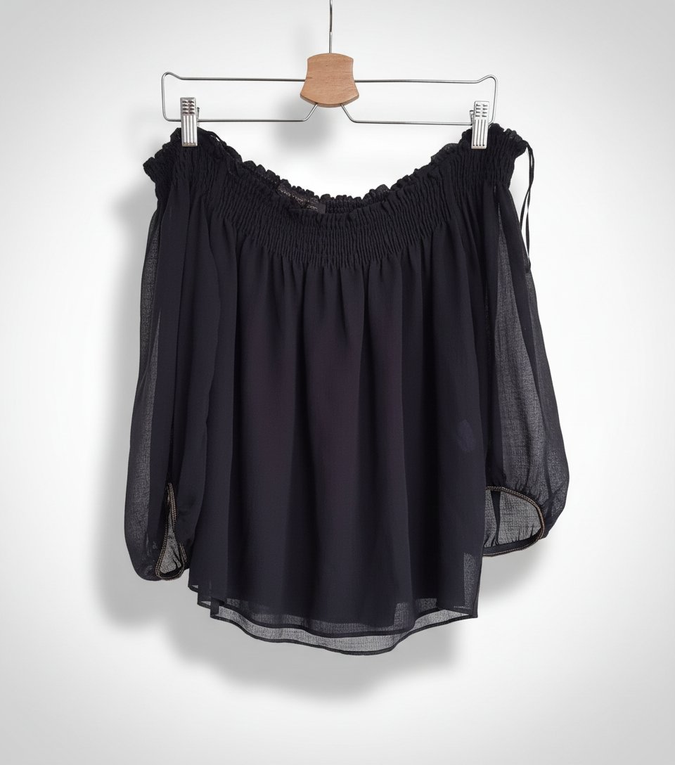 CHEMISE NOIR 🪷🪷 DE LA MARQUE ZARA 🪷🪷 EN TRÉS BON ÉTAT 🪷🪷TAILLE M